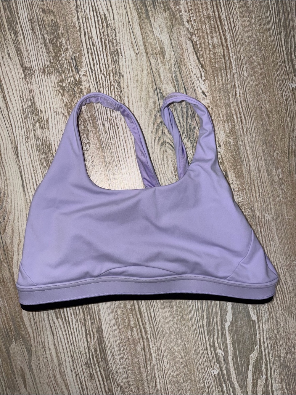 Women's Lavender Top - Sporty Scoop Neck